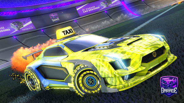A Rocket League car design from X3VL4R