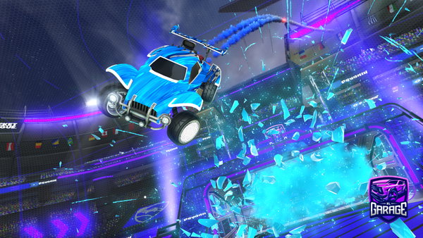 A Rocket League car design from MrHabibiCR7
