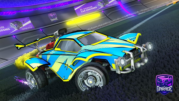 A Rocket League car design from DemonSophie_onYT