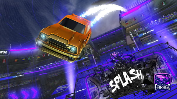 A Rocket League car design from MrBooost