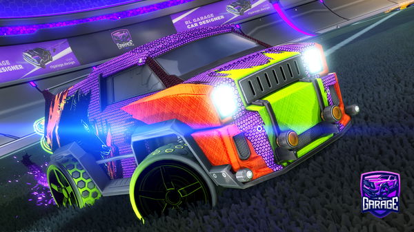 A Rocket League car design from anohre