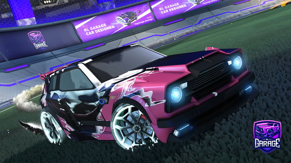 A Rocket League car design from Galaxy_rl_on_yt