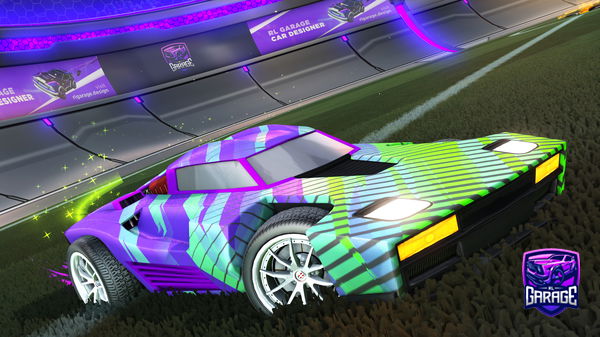 A Rocket League car design from Billy11