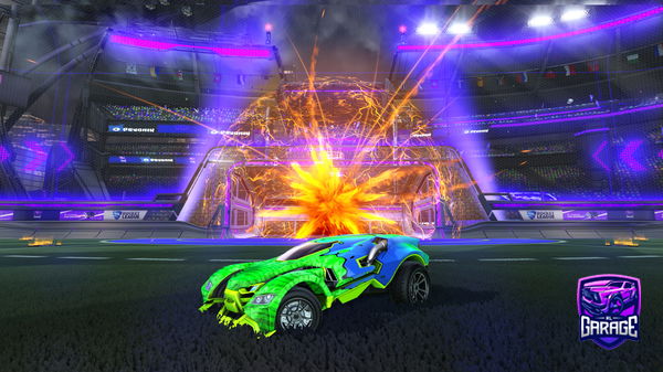 A Rocket League car design from Forty6_n_2ool