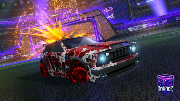 A Rocket League car design from Dirtydee123