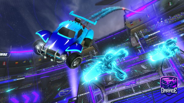 A Rocket League car design from Thomastyrrell12