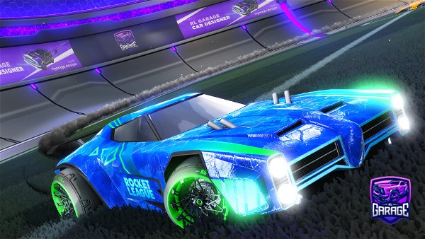 A Rocket League car design from Marvin1XD