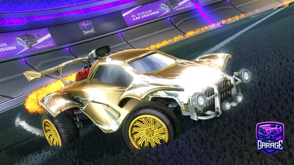 A Rocket League car design from XervzX