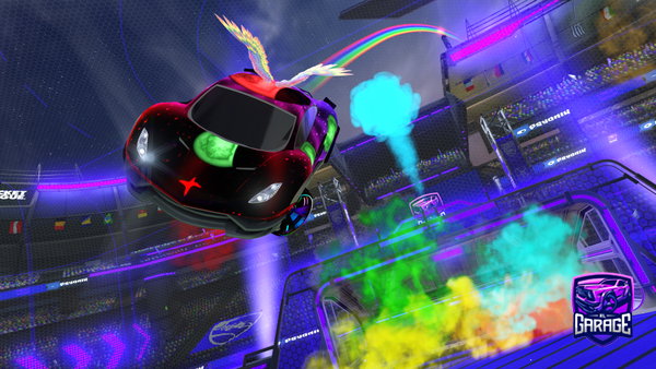 A Rocket League car design from ClefTheMouse