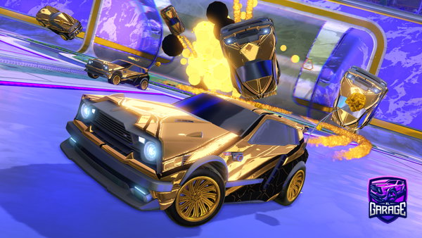 A Rocket League car design from AtrainNavy04