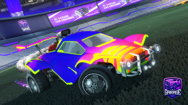 A Rocket League car design from Jacooltopros