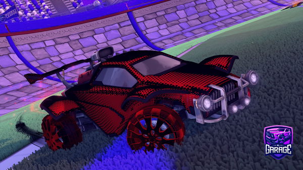 A Rocket League car design from sleeepyaswell