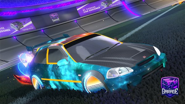 A Rocket League car design from zerominded