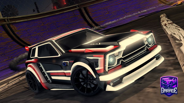 A Rocket League car design from AV7461