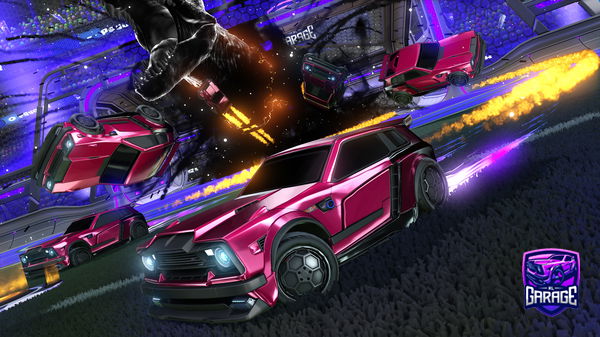 A Rocket League car design from Mimihime