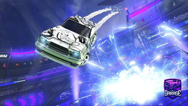 A Rocket League car design from Abraxas6