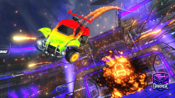 A Rocket League car design from FASTNETROCK
