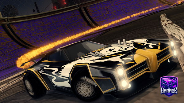 A Rocket League car design from Mjgoeke