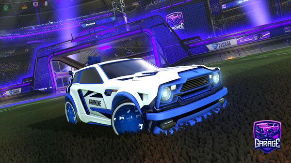A Rocket League car design from moonlessninja