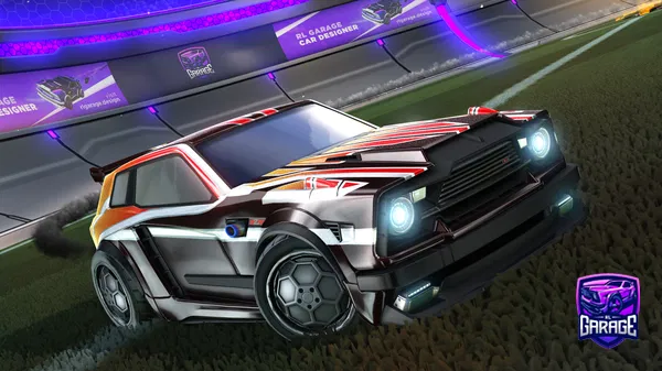 A Rocket League car design from -Fl1NT-