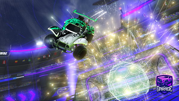 A Rocket League car design from PXTTSY-10