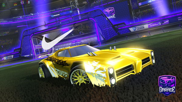 A Rocket League car design from CrmziYT