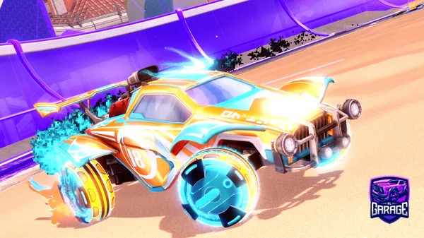 A Rocket League car design from TrulyS