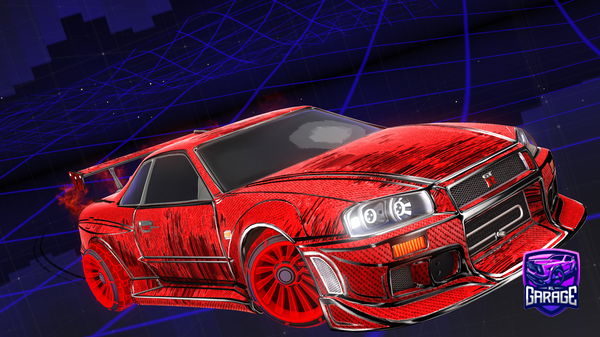 A Rocket League car design from ChuckNorris1583