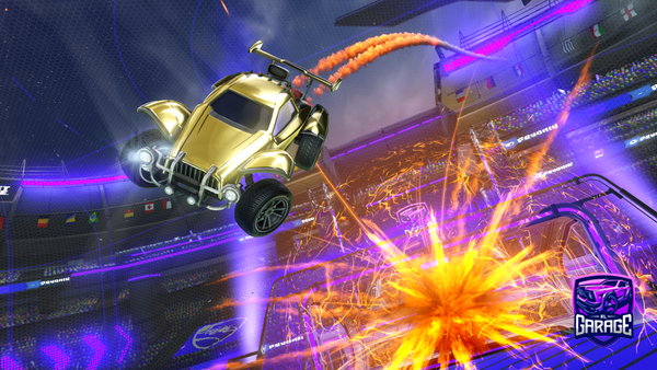 A Rocket League car design from MoisesGauu