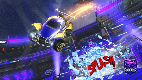 A Rocket League car design from Ciphon