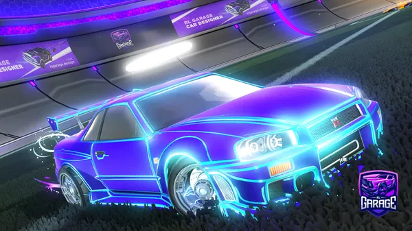 A Rocket League car design from awzzz