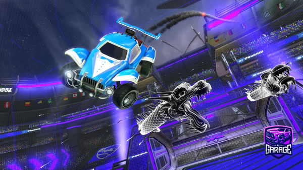 A Rocket League car design from kubixuwuuwu