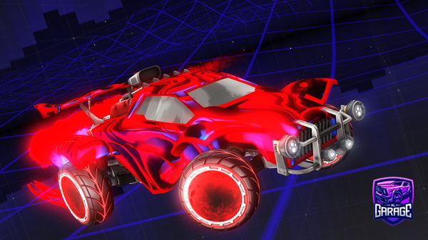 A Rocket League car design from FireSchorcher