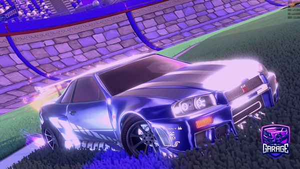 A Rocket League car design from babage21