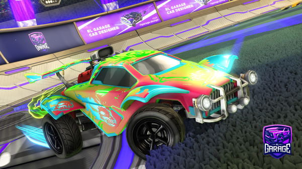 A Rocket League car design from TheyCallMeOopsy