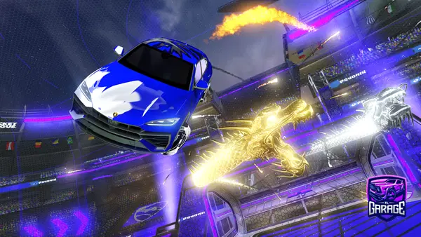 A Rocket League car design from GingerBog645
