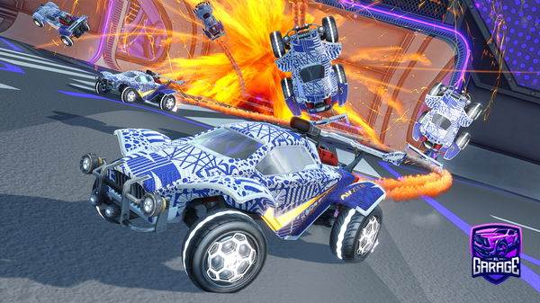 A Rocket League car design from SMGVenom7