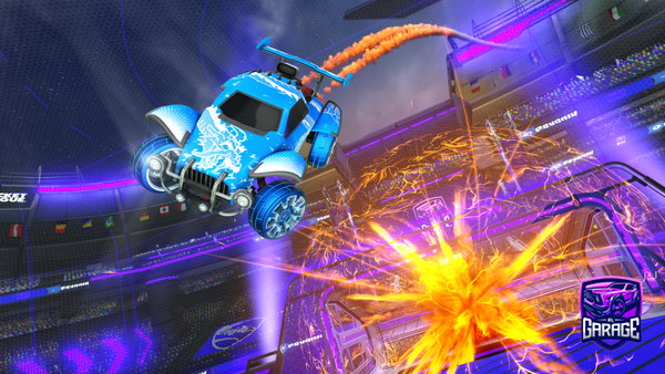 A Rocket League car design from SithLord91