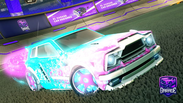 A Rocket League car design from GFuelTripp