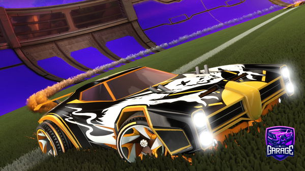 A Rocket League car design from Skullylord