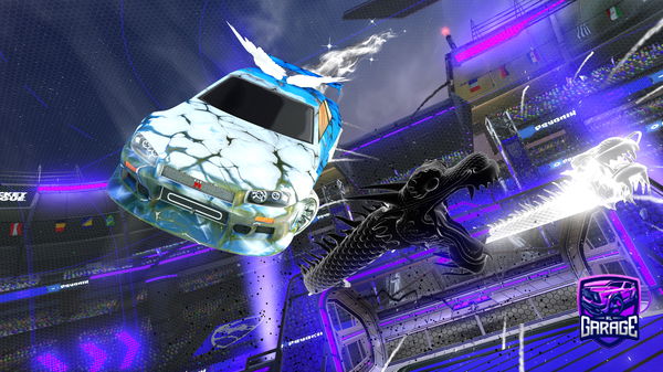 A Rocket League car design from xenoblade220