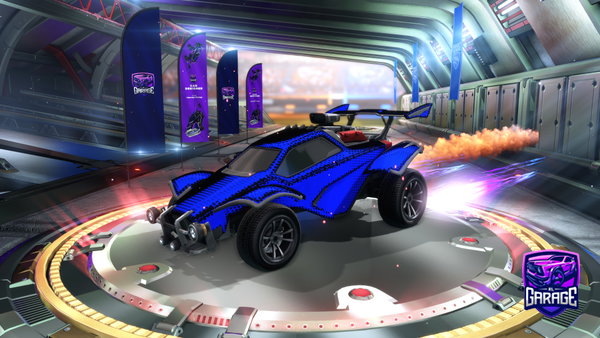 A Rocket League car design from davoetsieisvoetsie