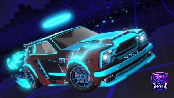 A Rocket League car design from comment_next_car_colour