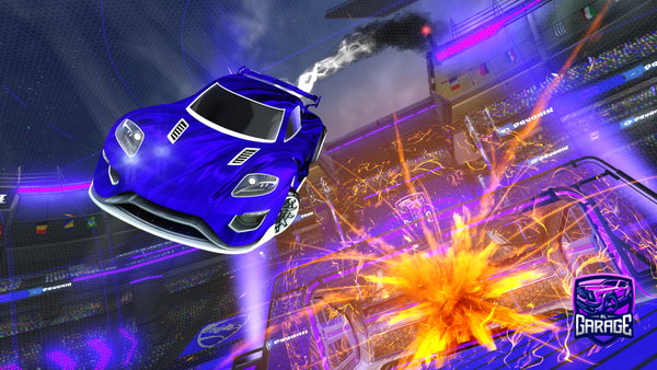 A Rocket League car design from isntFub