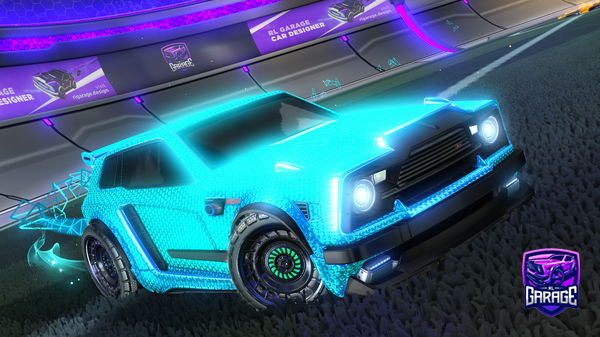 A Rocket League car design from FullWarrior