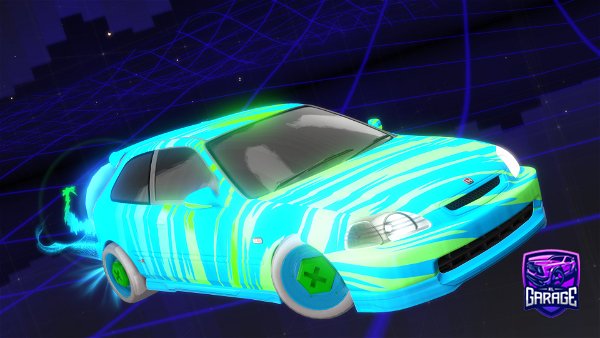 A Rocket League car design from bigboyterence