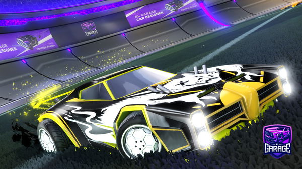 A Rocket League car design from Ludoxx2