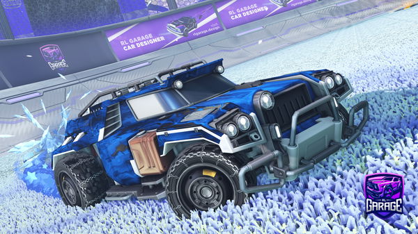 A Rocket League car design from Fizzbizz