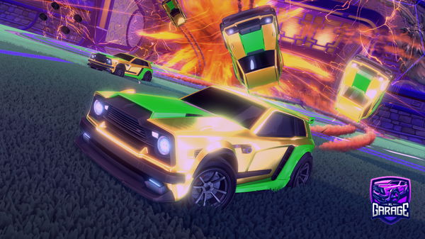 A Rocket League car design from Postaboi4