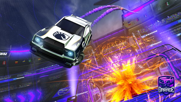 A Rocket League car design from Jittrippinyt